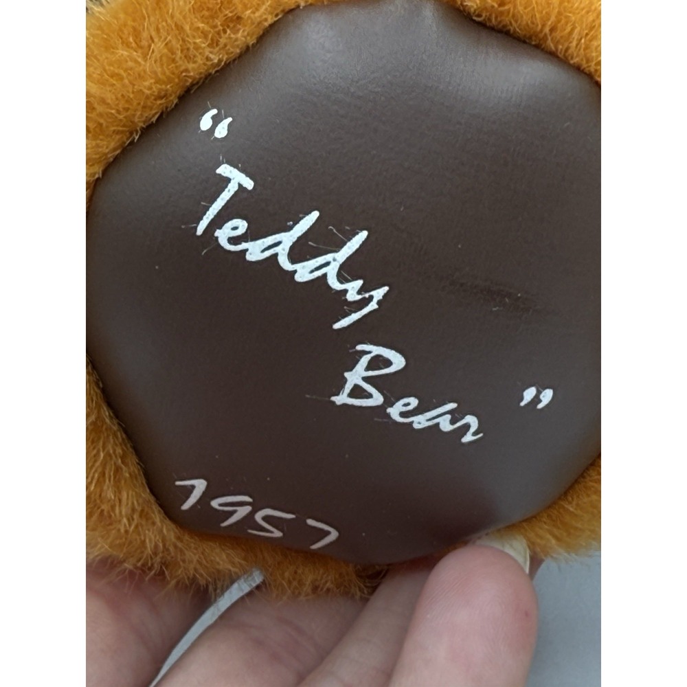 Elvis Presley Teddy Bear  TCB 1957,‎ Leather Jacket With Plate And TAG - Picture 4 of 11